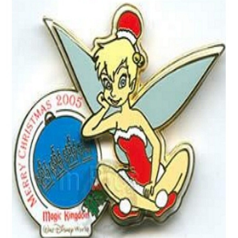 Disney Pin Tinker Bell Stocking 43541 WDW Merry Christmas 2005 Magic Kingdom LE‎